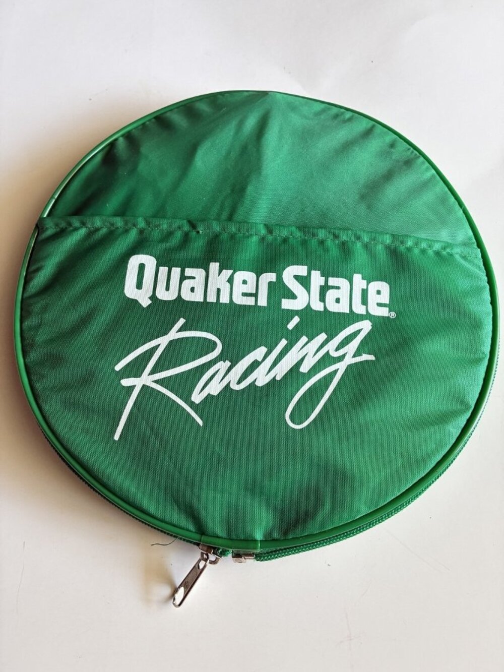 Quaker State Racing Foldable Bag Green White Promotional Tote Gas Oil